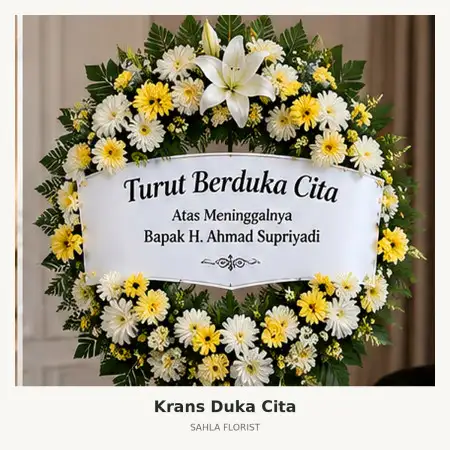 Krans Bunga Duka Laweyan